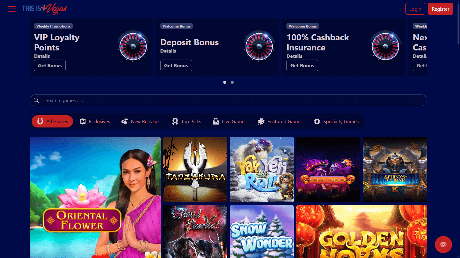 This Is Vegas Casino Desktop screenshot
